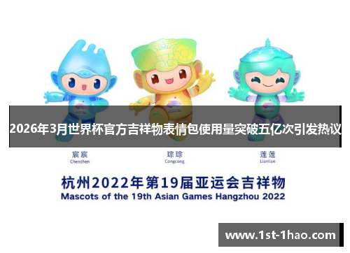 2026年3月世界杯官方吉祥物表情包使用量突破五亿次引发热议 2026年3月世界杯官方吉祥物表情包使用量突破五亿次引发热议